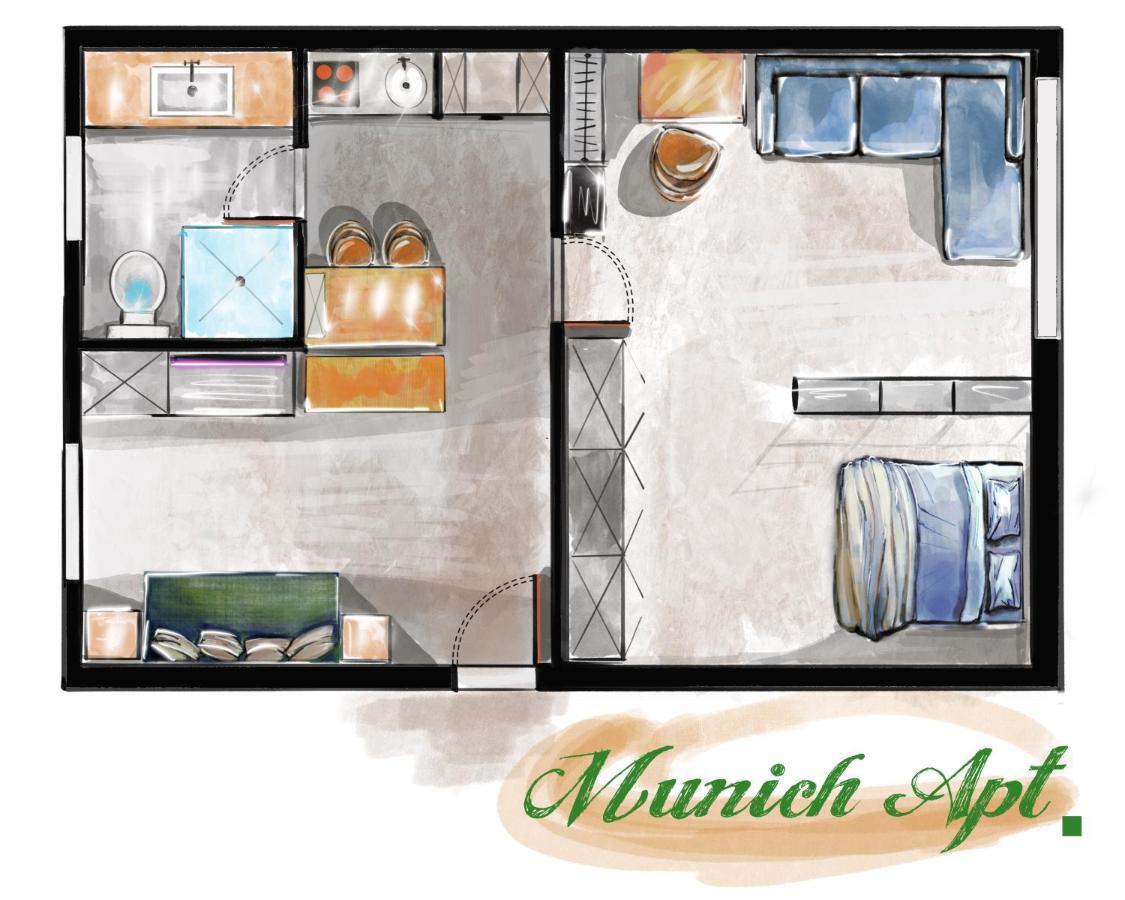 Mozart Apartment Muenchen מראה חיצוני תמונה